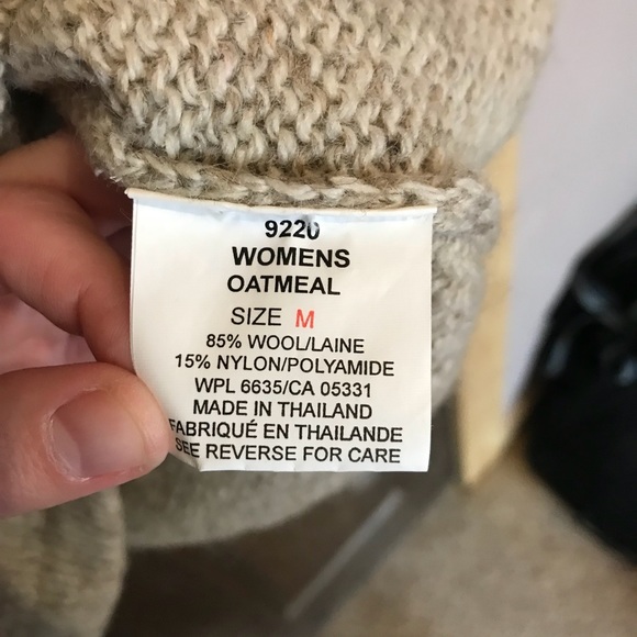 Vintage Woolrich Oatmeal Oversized Sweater Medium - Picture 4 of 4